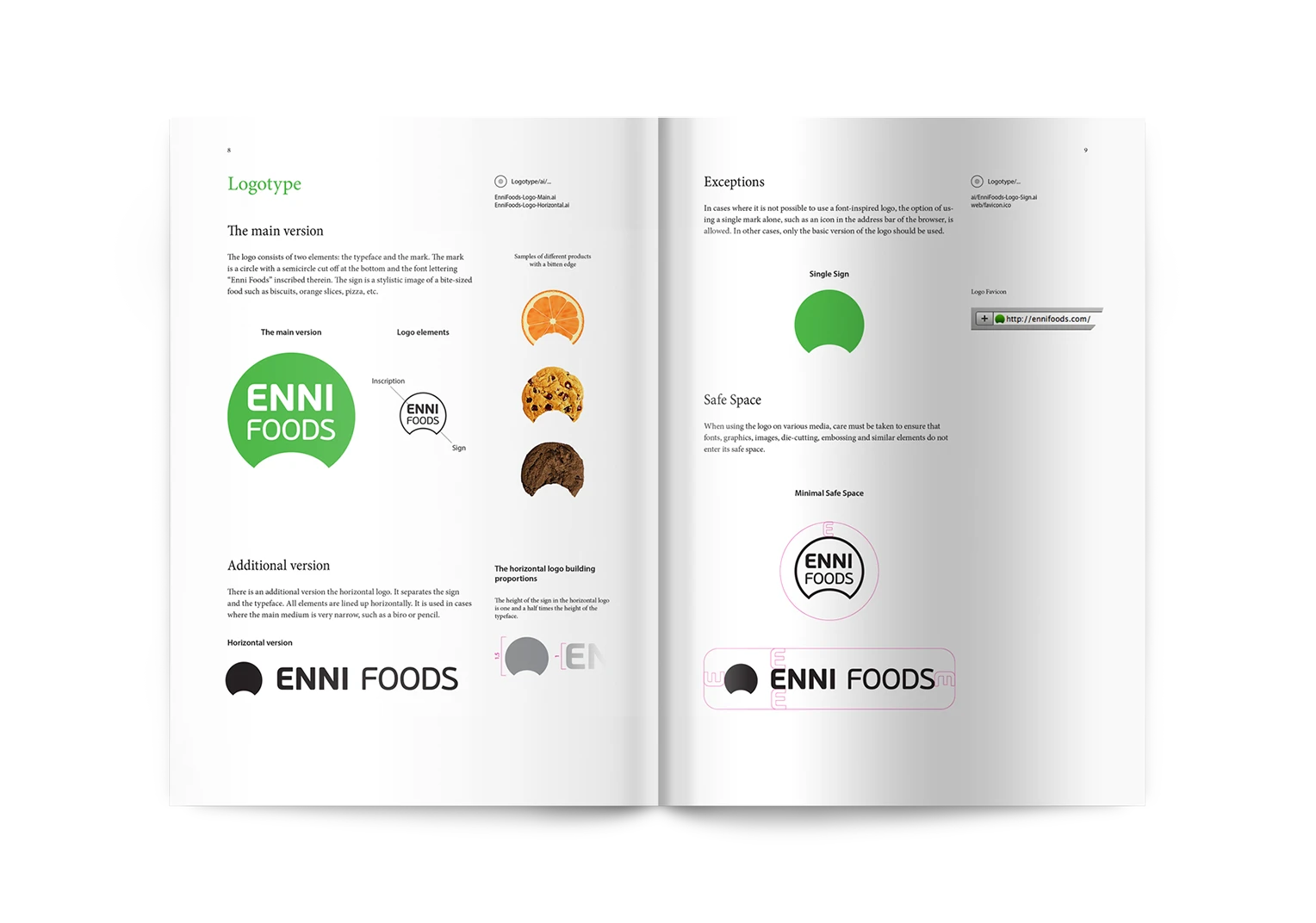 Enni Foods Corporate Identity